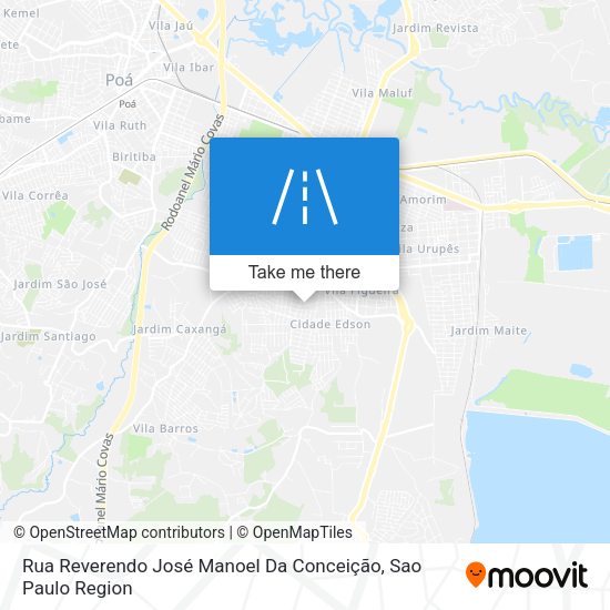 Rua Reverendo José Manoel Da Conceição map