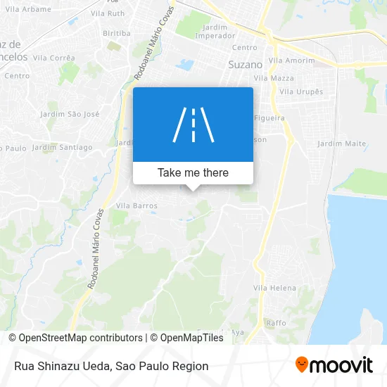 Rua Shinazu Ueda map