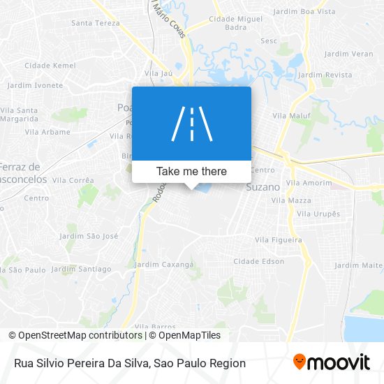 Mapa Rua Silvio Pereira Da Silva