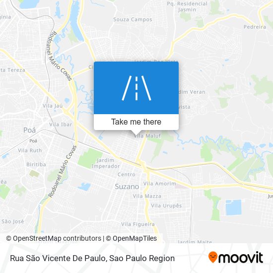 Rua São Vicente De Paulo map