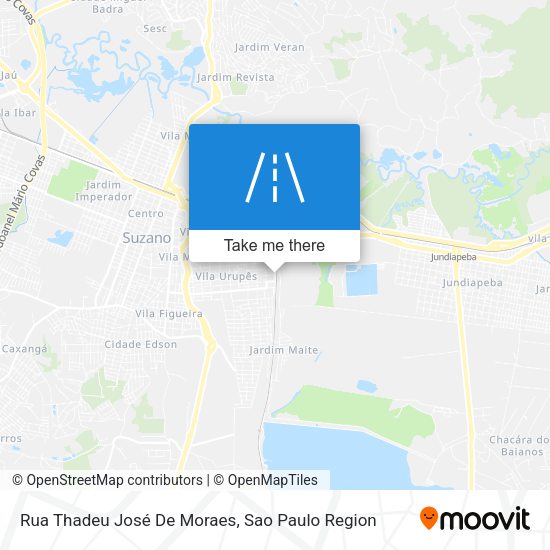 Rua Thadeu José De Moraes map