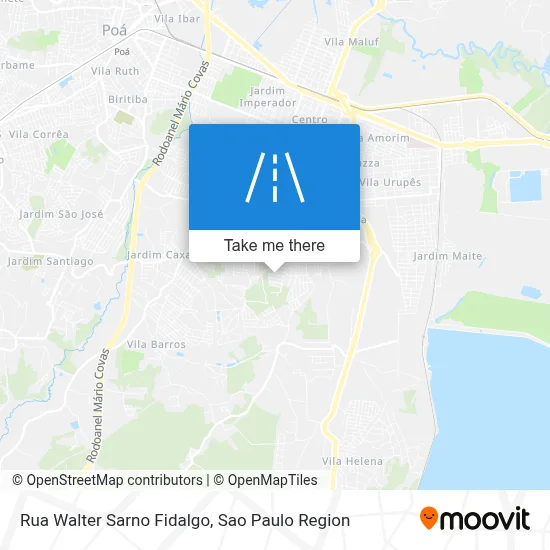 Rua Walter Sarno Fidalgo map