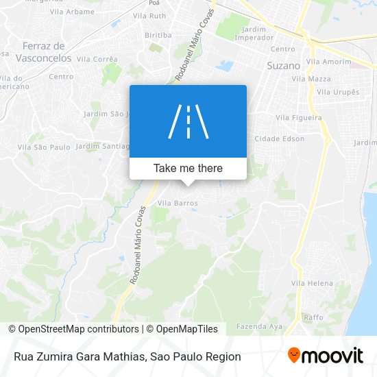 Rua Zumira Gara Mathias map