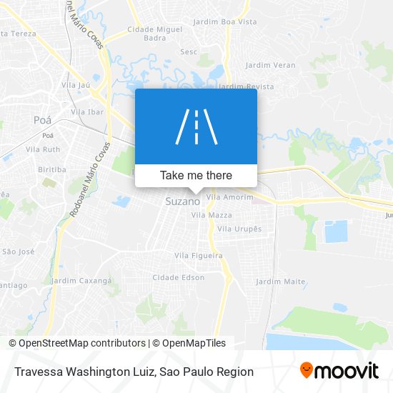 Mapa Travessa Washington Luiz