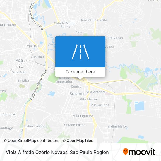 Viela Alfredo Ozório Novaes map