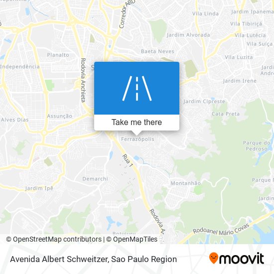 Mapa Avenida Albert Schweitzer