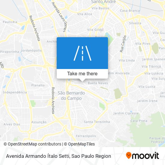 Avenida Armando Ítalo Setti map