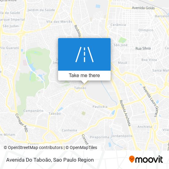 Avenida Do Taboão map