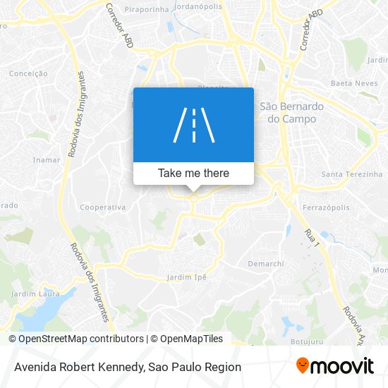 Avenida Robert Kennedy map