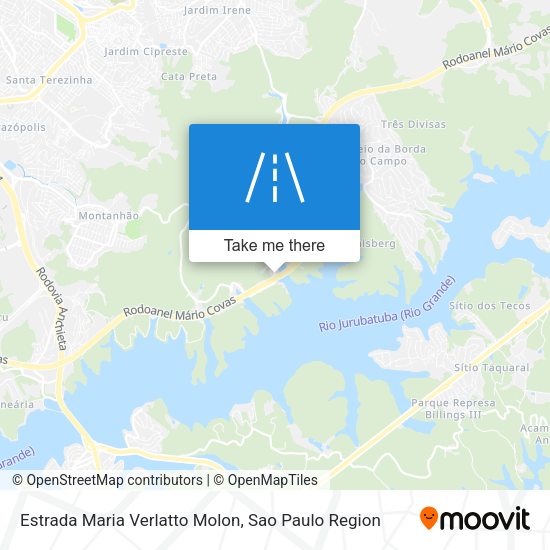 Estrada Maria Verlatto Molon map