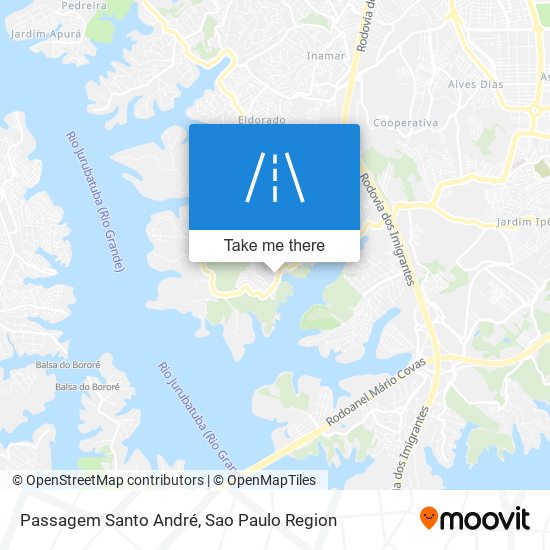 Passagem Santo André map