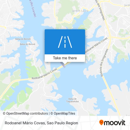 Rodoanel Mário Covas map