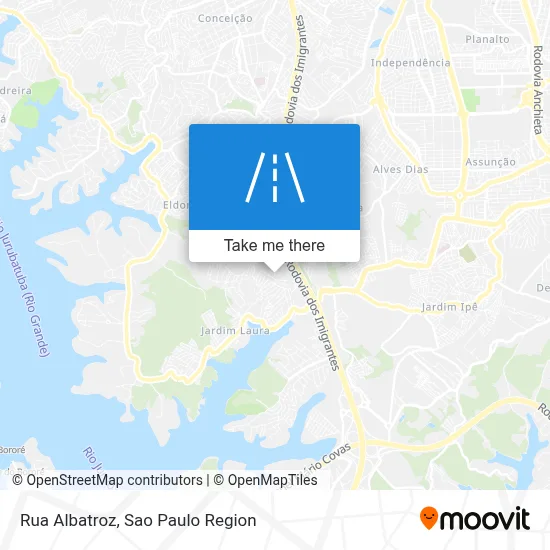 Rua Albatroz map