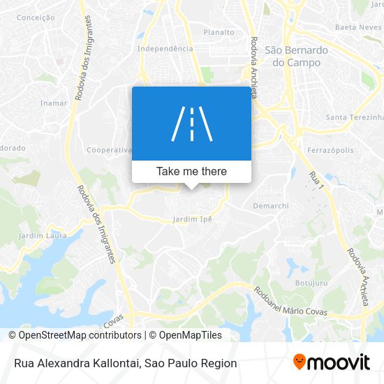 Rua Alexandra Kallontai map