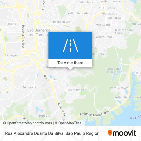 Rua Alexandre Duarte Da Silva map