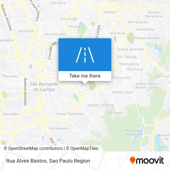Rua Alves Bastos map
