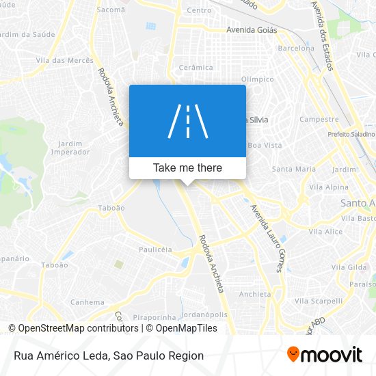 Rua Américo Leda map