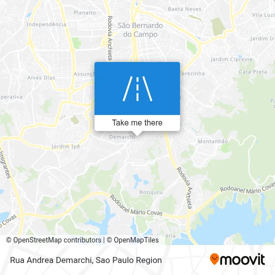 Rua Andrea Demarchi map