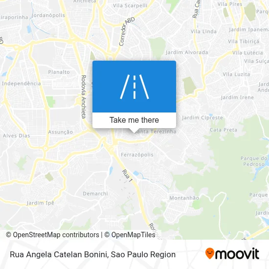 Rua Angela Catelan Bonini map