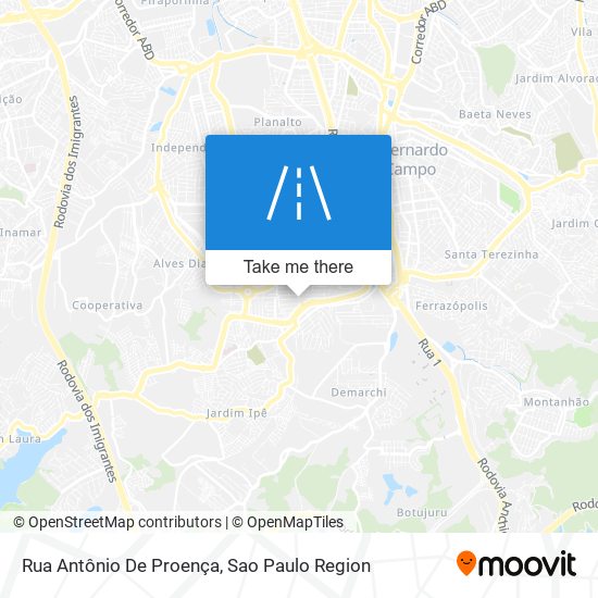 Rua Antônio De Proença map
