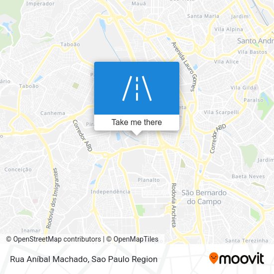 Rua Aníbal Machado map