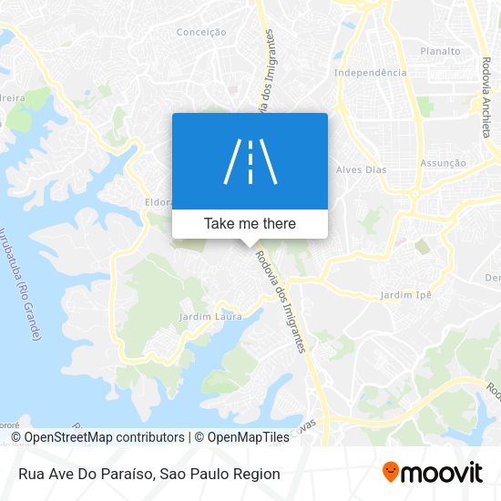 Rua Ave Do Paraíso map