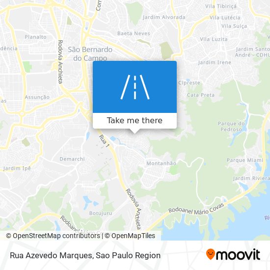 Rua Azevedo Marques map