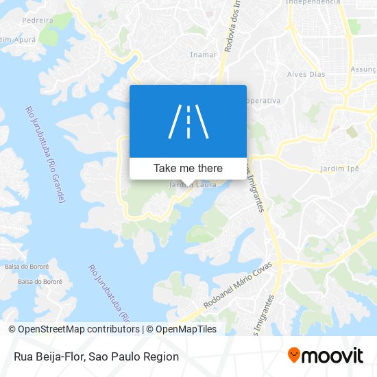 Rua Beija-Flor map