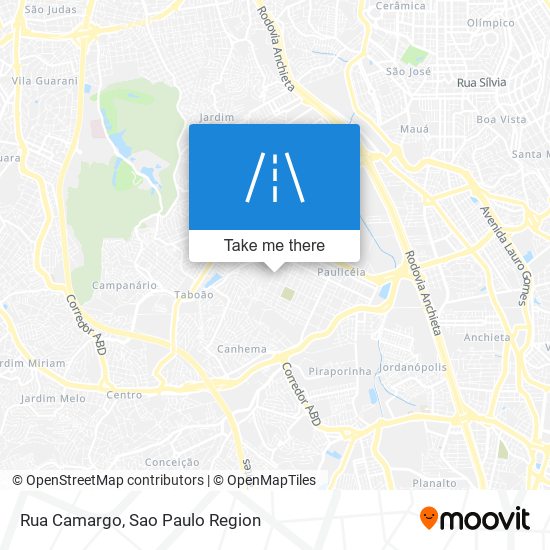 Rua Camargo map