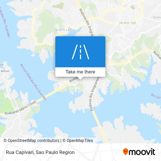 Rua Capivari map