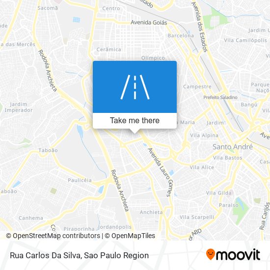 Rua Carlos Da Silva map