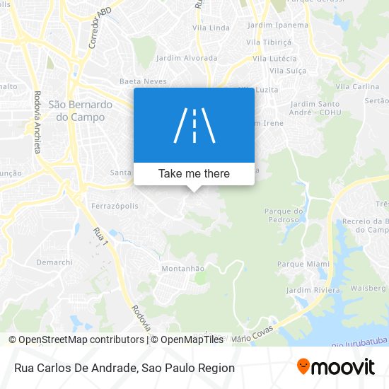 Mapa Rua Carlos De Andrade