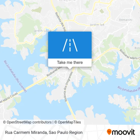 Rua Carmem Miranda map