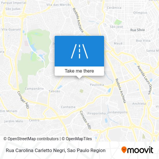 Rua Carolina Carletto Negri map