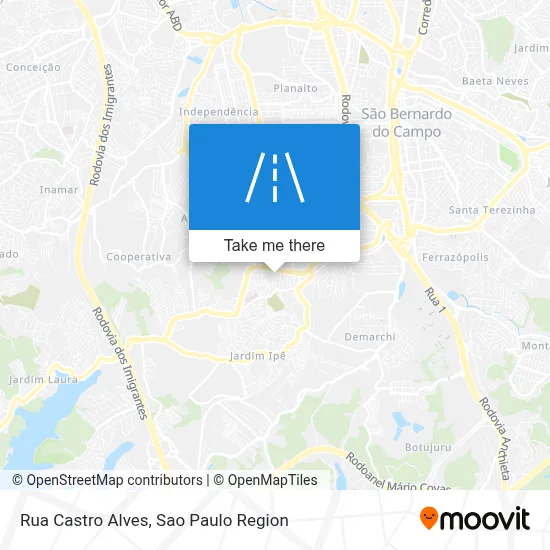 Rua Castro Alves map