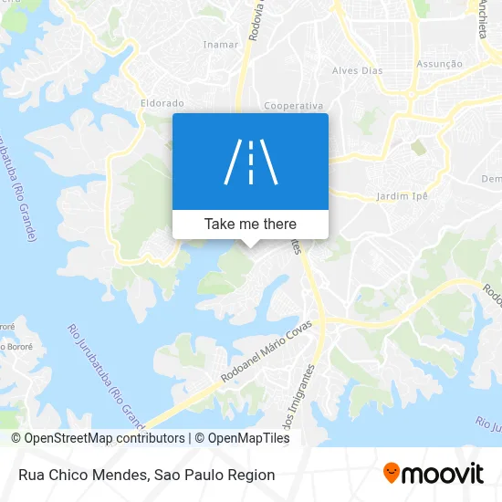 Rua Chico Mendes map