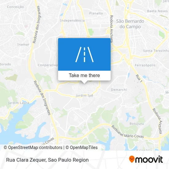 Rua Clara Zequer map