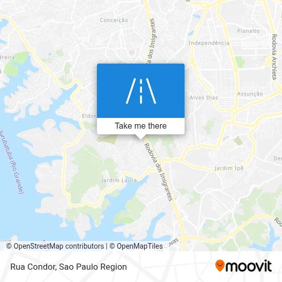 Rua Condor map