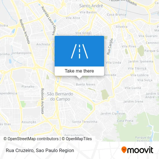 Rua Cruzeiro map