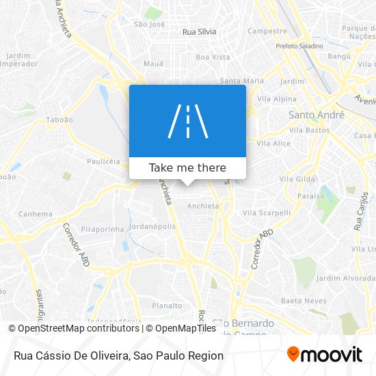 Rua Cássio De Oliveira map