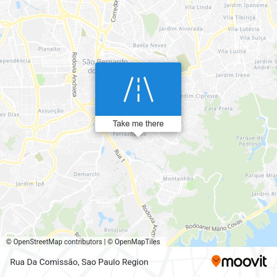 Rua Da Comissão map