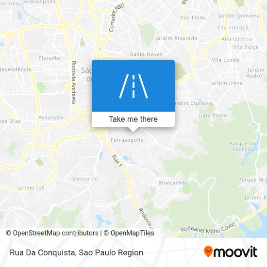 Rua Da Conquista map