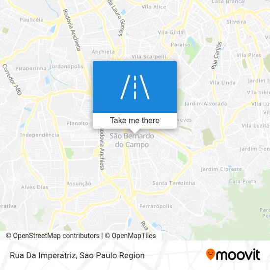 Rua Da Imperatriz map