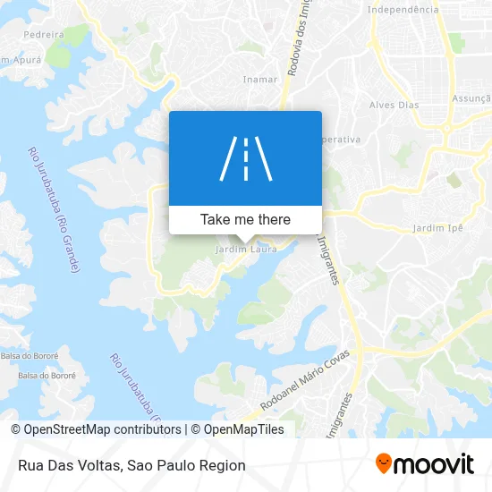 Rua Das Voltas map