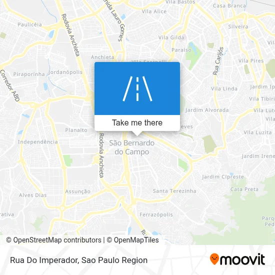 Rua Do Imperador map