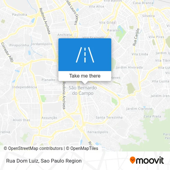 Rua Dom Luiz map