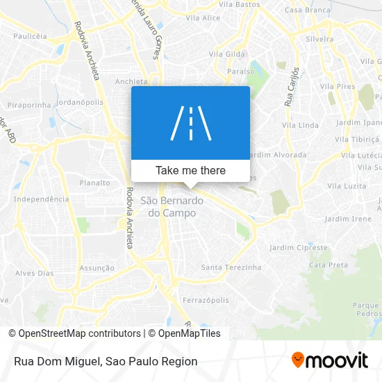 Rua Dom Miguel map
