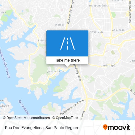 Rua Dos Evangelicos map