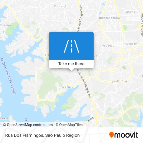 Rua Dos Flamingos map