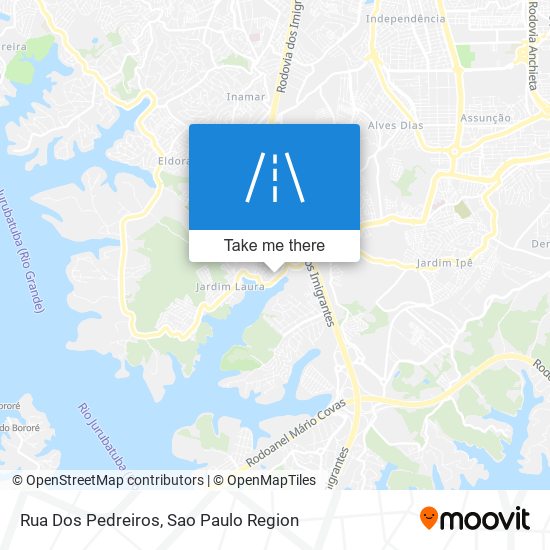 Mapa Rua Dos Pedreiros